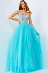 Jovani 52131 Tulle Embellished Sweetheart Strapless Ballgown