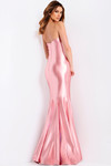 Jovani 48744 Satin Sweetheart Neck Strapless Fitted Dress