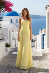 Terani Couture 261E6736 Chiffon Crepe Straight Long Gown