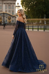 Terani Couture 261GL6659 Beaded Tulle Off Shoulder Ballgown