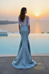 Terani Couture 261M6407 Mikado Off Shoulder Neckline Gown