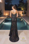 Terani Couture 261P6124 Lace Sweetheart Neck Sleeveless Gown