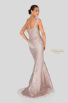 Terani Couture 1911E9095 Mikado Embellished One Sleeve Gown