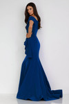 Terani Couture 1911M9339 Stretch Crepe Off-Shoulder Gown