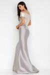 Terani Couture 2011M2159 Mikado Two Tone Off Shoulder Gown