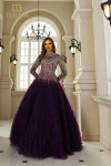 Terani Couture 251GL4318 Beaded Tulle Round Neck Ballgown