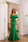 Terani Couture 251M4260 Neoprene Off Shoulder Trumpet Dress