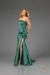Terani Couture 252E5131 Stretch Mikado Strapless Long Dress