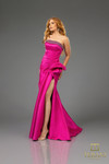 Terani Couture 252E5131 Stretch Mikado Strapless Long Dress