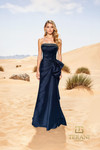 Terani Couture 252E5131 Stretch Mikado Strapless Long Dress