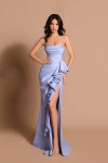 Tarik Ediz 99207 Taffetta Sweetheart Neck Strapless Dress