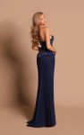 Tarik Ediz 99212 Satin Crepe Sweetheart Neck Strapless Dress
