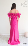 RG2 by Tarik Ediz 55064 Taffeta Off Shoulder Fitted Dress