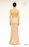 RG2 by Tarik Ediz 55110 Satin Straight Neck Strapless Dress
