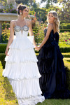 Portia and Scarlett PS25165 Taffeta Straps Sleeve Dress