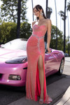 Portia and Scarlett PS25184 Mesh Sweetheart Strapless Dress