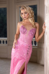 Portia and Scarlett PS25208 Beaded Sweetheart Neck Dress
