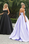 Portia and Scarlett PS25306 Satin Sweetheart Strapless Dress