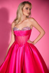 Portia and Scarlett PS25306 Satin Sweetheart Strapless Dress