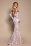 Portia and Scarlett PS26005 Lace Square Neck Strapless Dress
