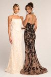 Portia and Scarlett PS26005 Lace Square Neck Strapless Dress