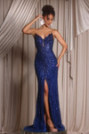 Portia and Scarlett PS26012 Beaded Strapless Corset Dress