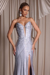Portia and Scarlett PS26013 Jersey Strapless Corset Dress