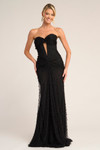 Portia and Scarlett PS26022 Tulle Beaded Strapless Dress