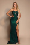 Portia and Scarlett PS26026 Mesh Sweetheart Strapless Dress