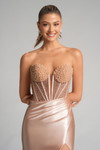 Portia and Scarlett PS26039 Satin Sweetheart Strapless Dress