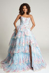 Portia and Scarlett PS26051 Sequin Tulle Strapless Dress