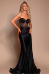 Portia and Scarlett PS26056 Satin Sweetheart Strapless Dress