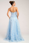 Portia and Scarlett PS26061 Lace Tulle Strapless Long Dress