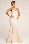 Portia and Scarlett PS26092 Satin Strapless Two Piece Dress