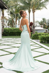 Portia and Scarlett PS26092 Satin Strapless Two Piece Dress