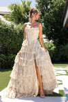Portia and Scarlett PS26099 Tulle Ruffles Strapless Dress