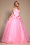 Portia and Scarlett PS26102 Tulle Scoop Neck Strapless Dress