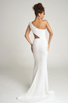 Portia and Scarlett PS26115 Beaded One Shoulder Train Dress