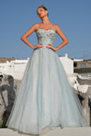 Portia and Scarlett PS26146 Tulle Embroidery Long Ball Gown