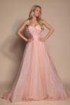 Portia and Scarlett PS26146 Tulle Embroidery Long Ball Gown