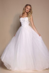 Portia and Scarlett PS26146 Tulle Embroidery Long Ball Gown