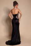 Portia and Scarlett PS26147 Beaded Strapless Corset Dress