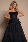 Portia and Scarlett PS26148 Taffeta Strapless Long Ball Gown