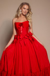 Portia and Scarlett PS26148 Taffeta Strapless Long Ball Gown