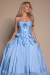 Portia and Scarlett PS26148 Taffeta Strapless Long Ball Gown