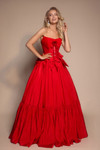Portia and Scarlett PS26148 Taffeta Strapless Long Ball Gown