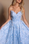 Portia and Scarlett PS26149 Tulle Embroidery Strapless Dress