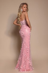 Portia and Scarlett PS26176 Embroidery Strapless Long Dress