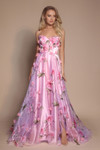 Portia and Scarlett PS26180 Tulle Embroidery Strapless Dress