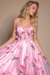 Portia and Scarlett PS26180 Tulle Embroidery Strapless Dress